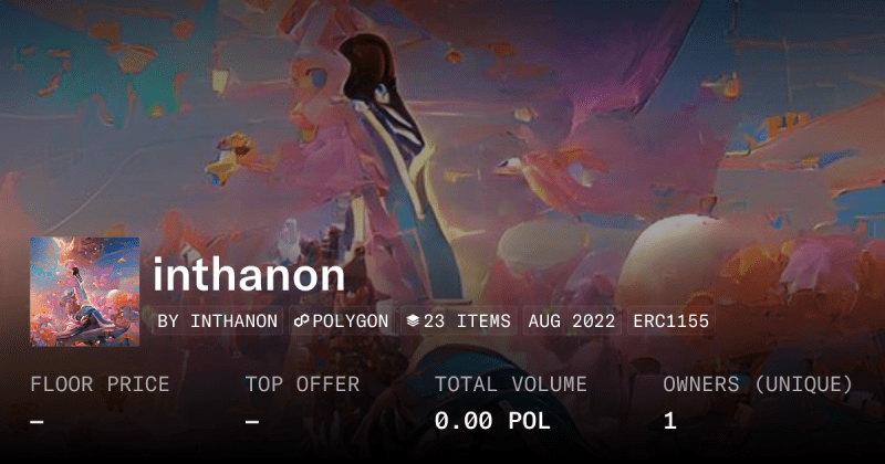 Inthanon Collection Opensea - Mountain Pattern Collection - 8K Quality