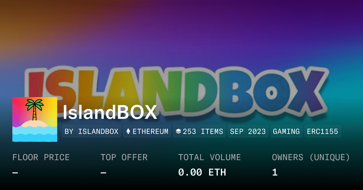 Islandbox Collection Opensea