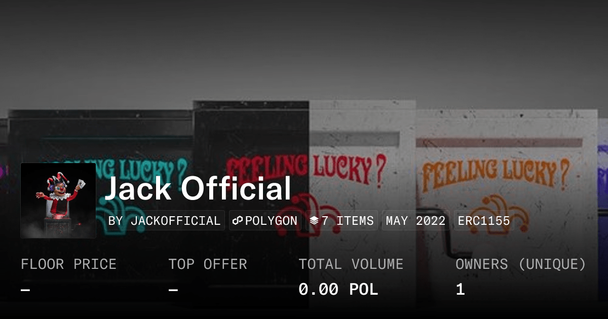 Jack Official Collection Opensea