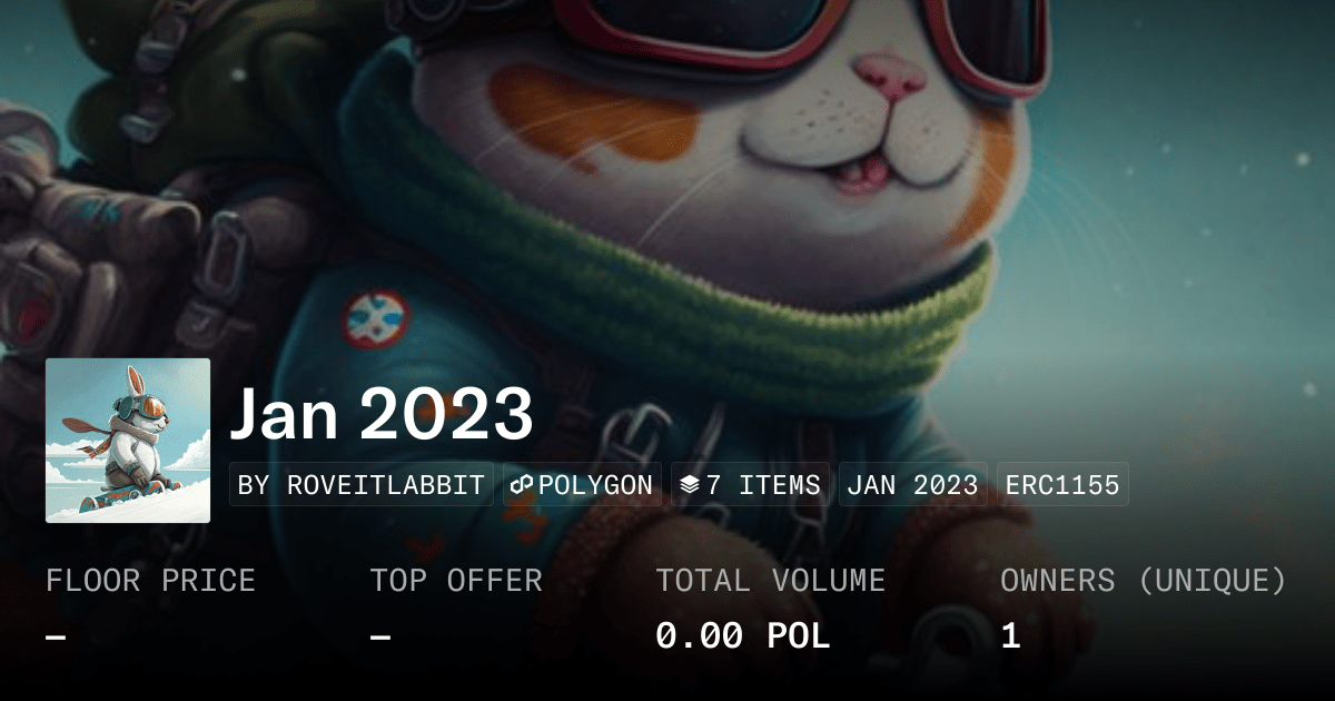 Jan 2023 Collection Opensea