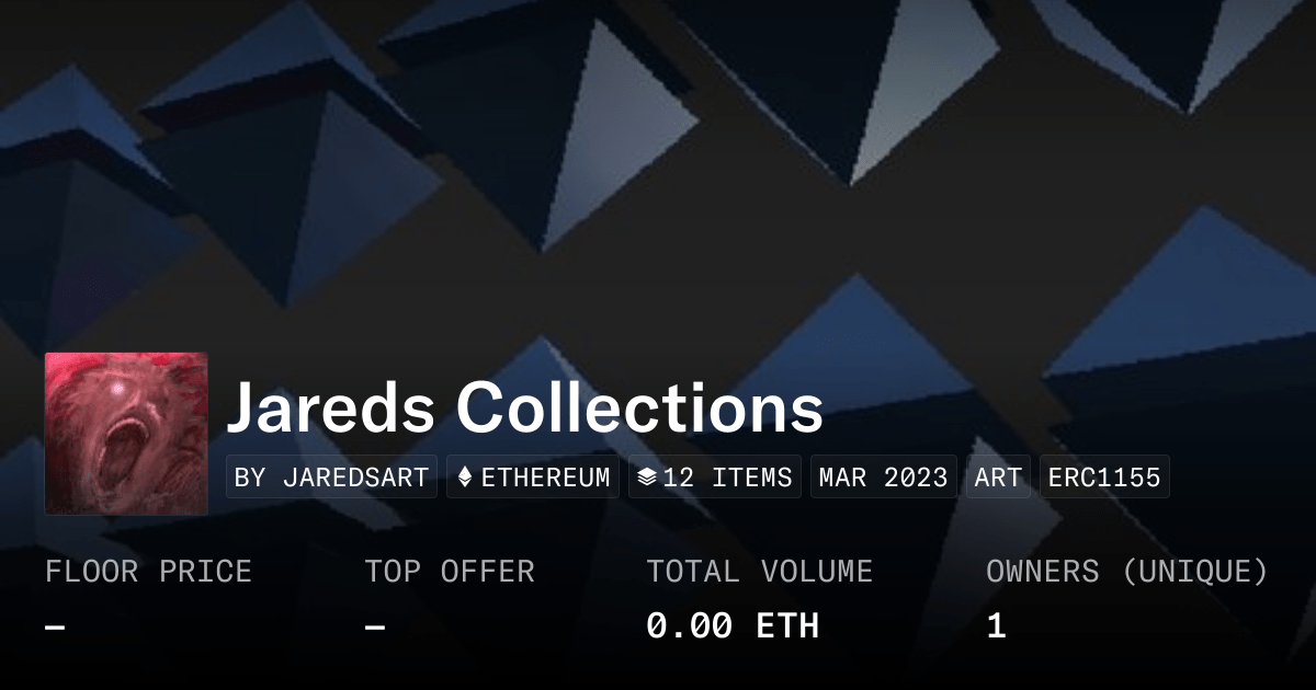 Jareds Collections Collection Opensea