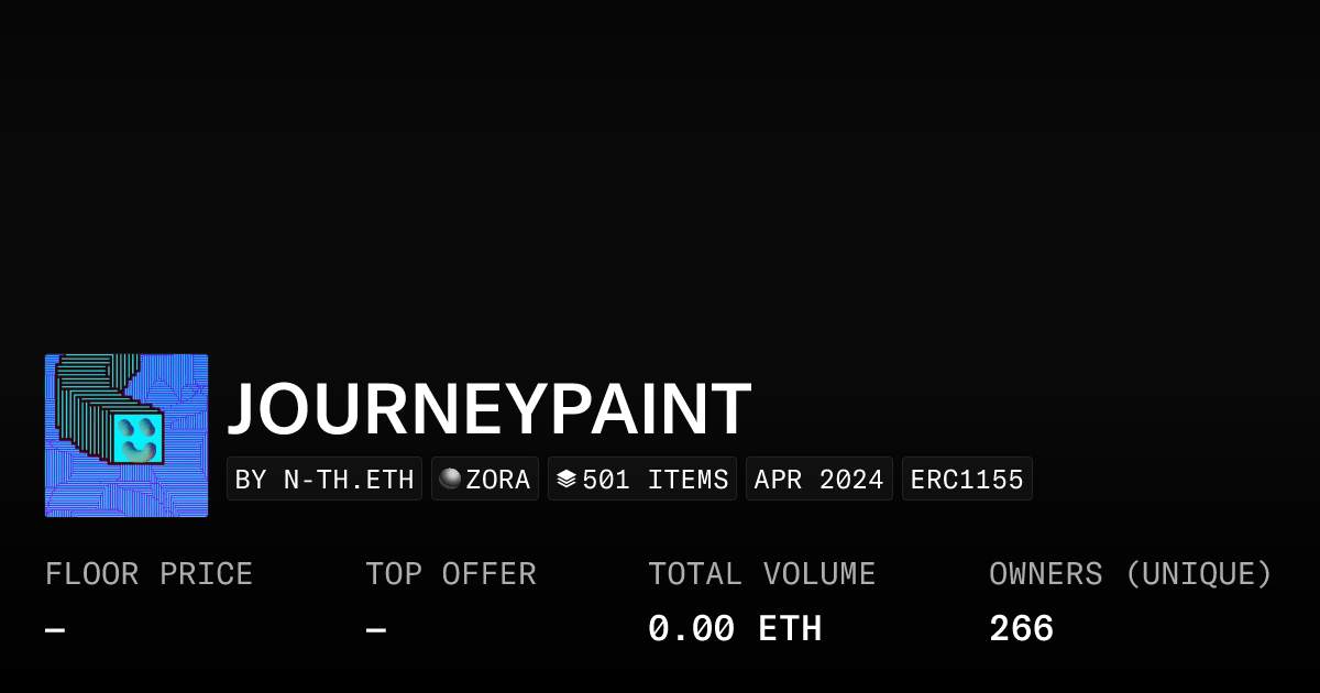 Journeypaint Collection Opensea