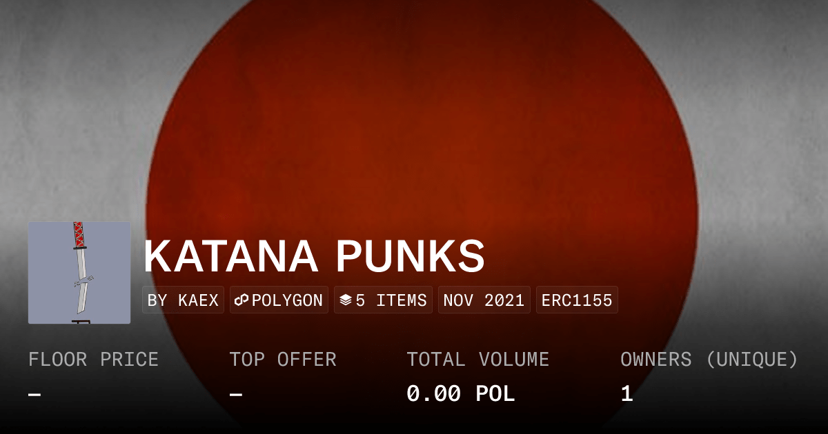 Katana Punks Collection Opensea