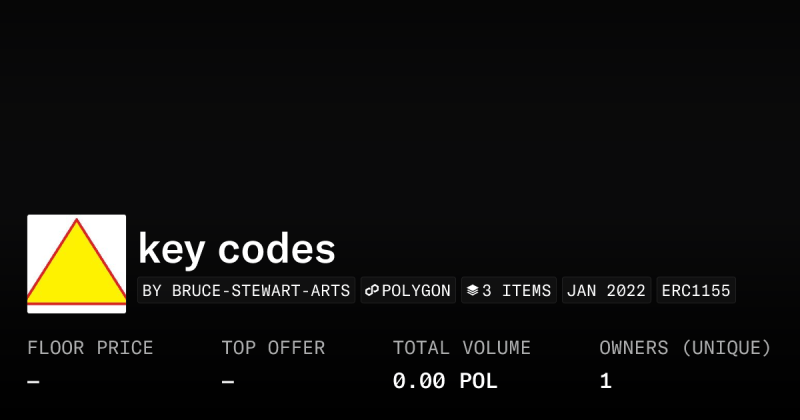 Key Collection Collection Opensea - Amazing Minimal Design - Retina