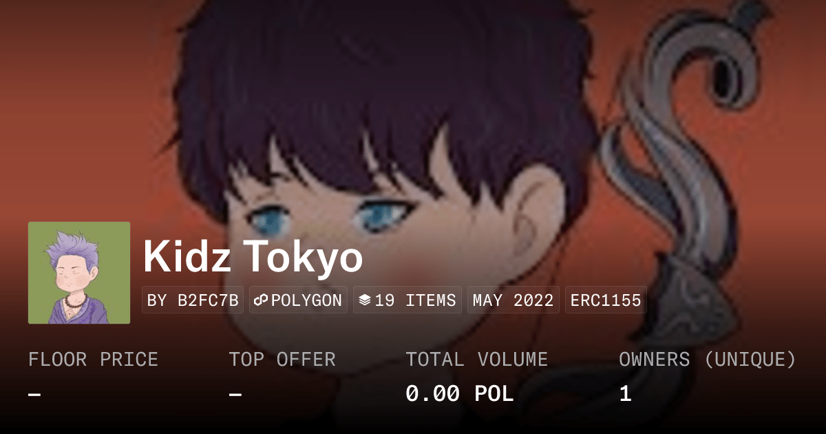 Kidz Tokyo Collection Opensea