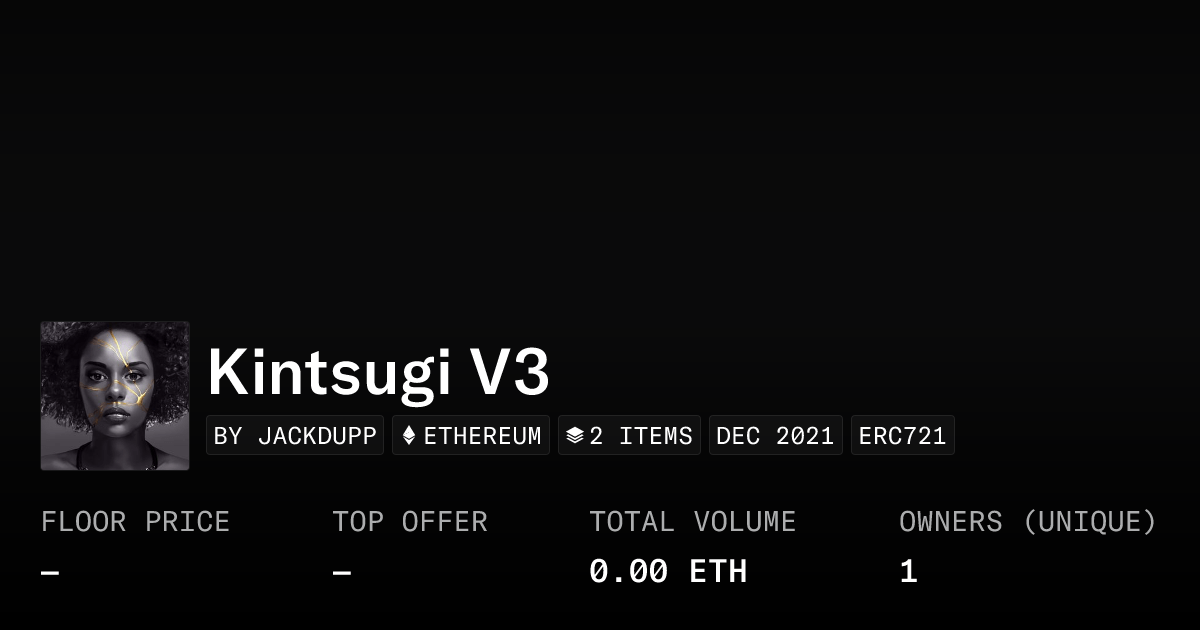 Kintsugi V3 Collection Opensea