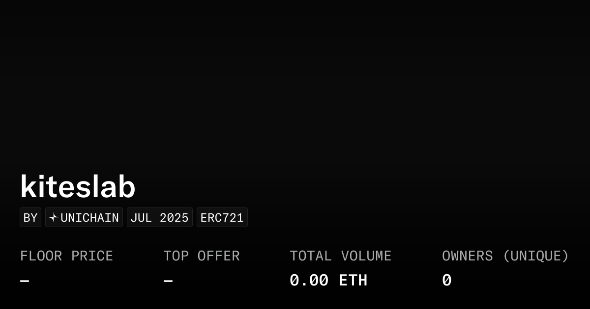 Kiteslab Collection Opensea