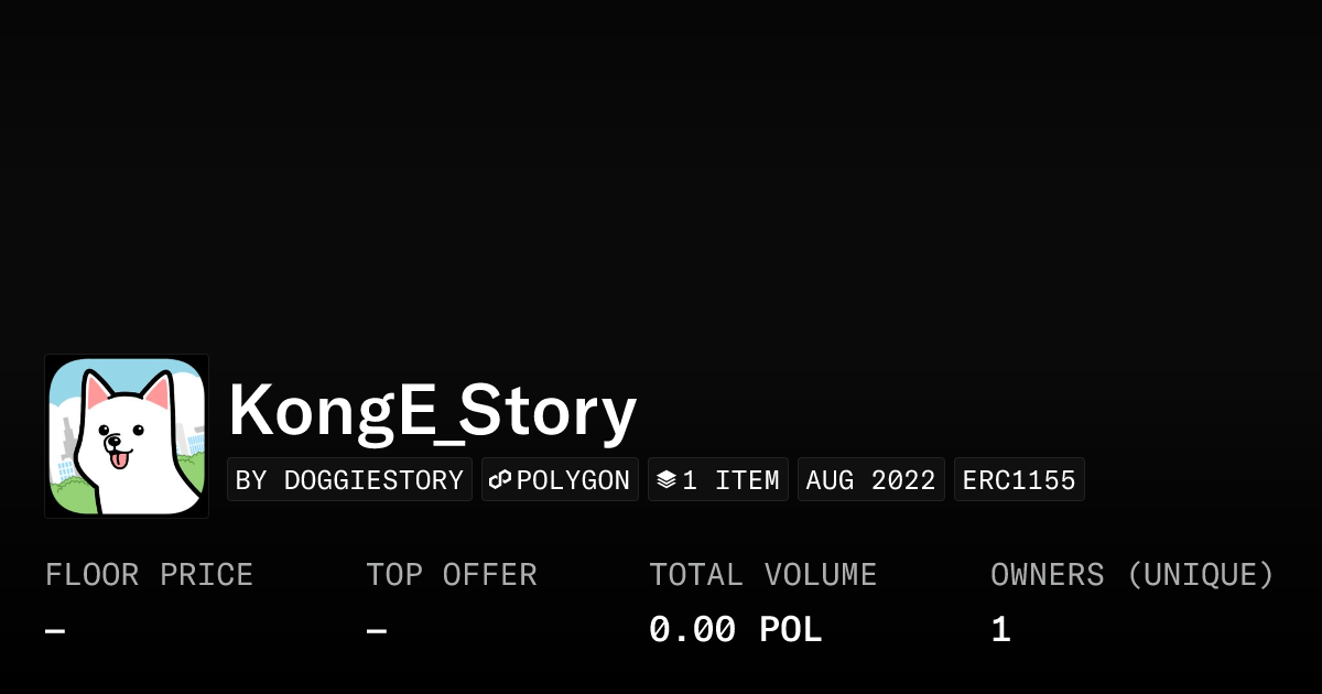 Konge Story Collection Opensea