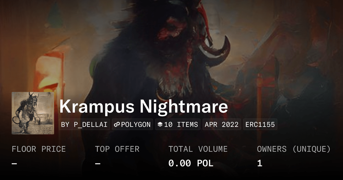 Krampus Nightmare Collection Opensea