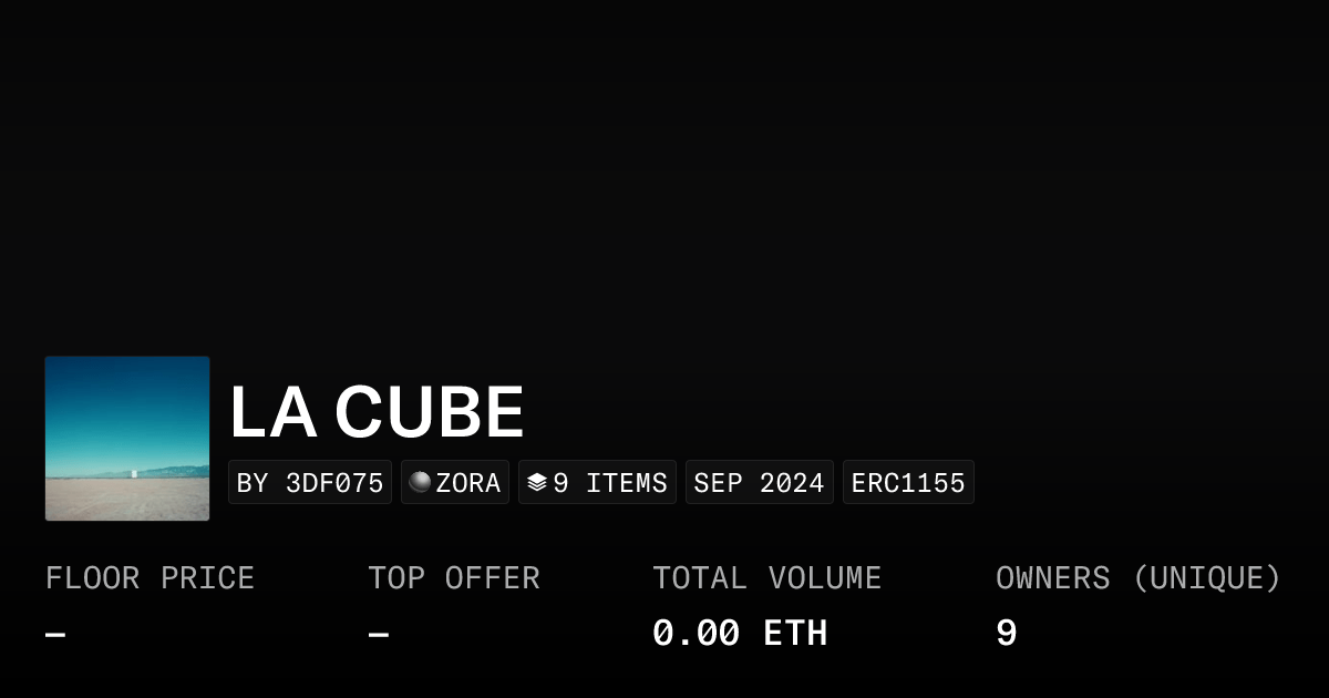 La Cube Collection Opensea