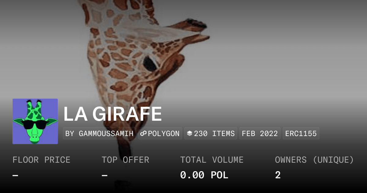 La Girafe Collection Opensea