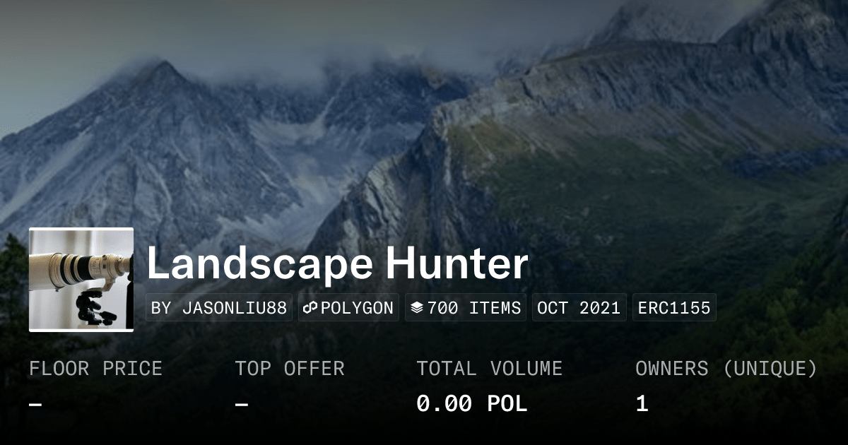 Landscape Hunter Collection Opensea