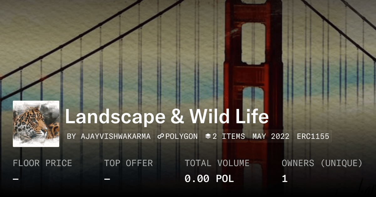 Landscape Wild Life Collection Opensea
