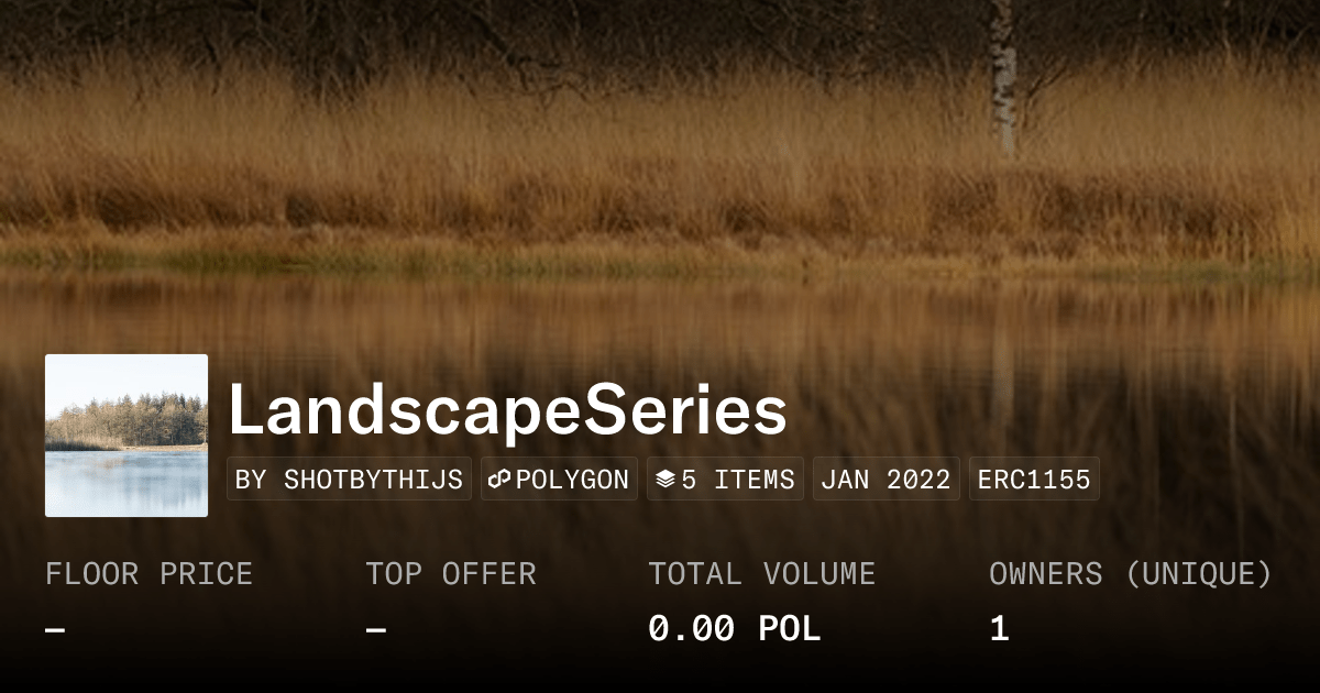 Landscapeseries Collection Opensea