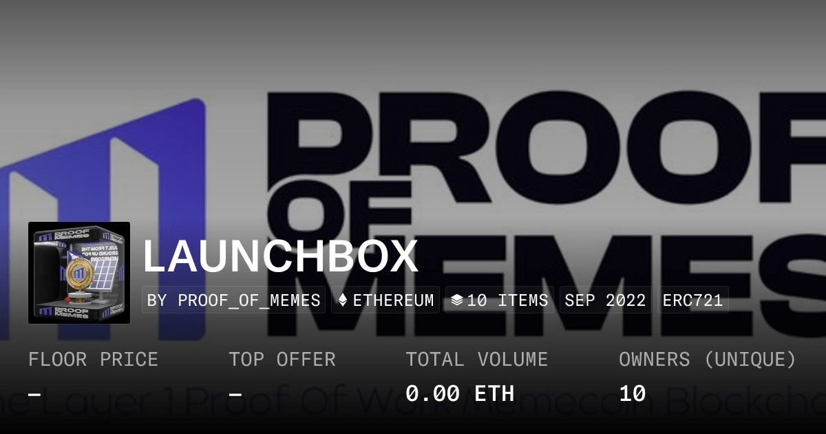 Launchbox Collection Opensea