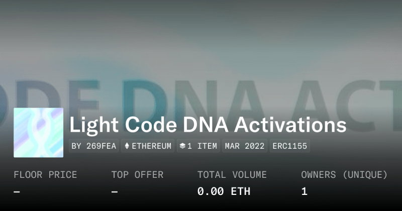 Light Code Dna Activations Collection Opensea - Full HD Nature Patterns for Desktop