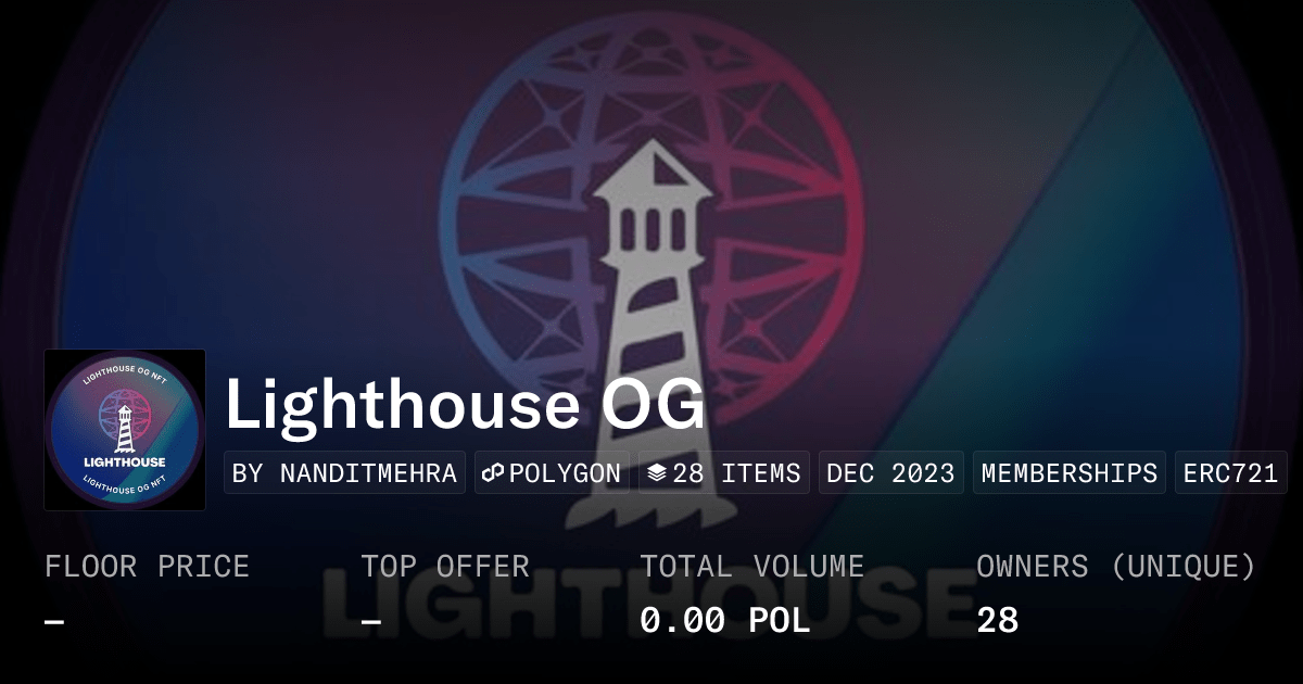 Lighthouse Og Collection Opensea