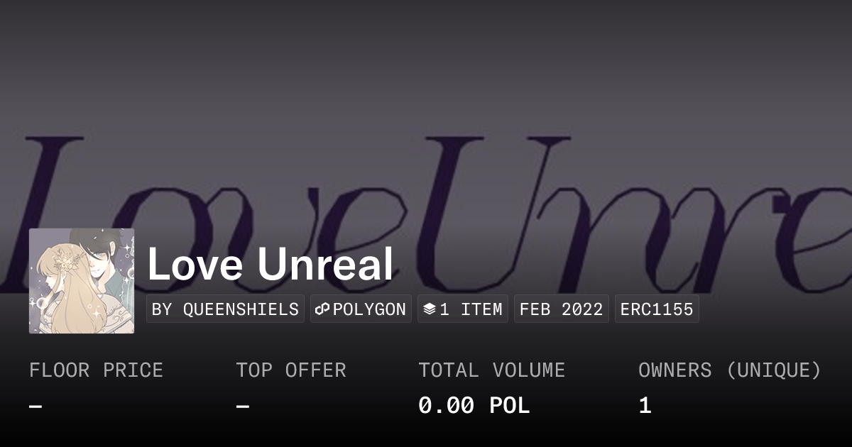 Love Unreal Collection Opensea