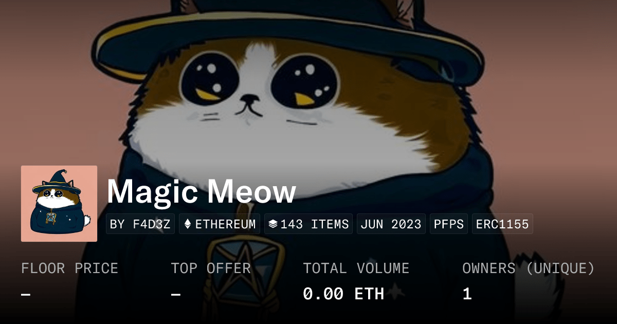 Magic Meow Collection Opensea