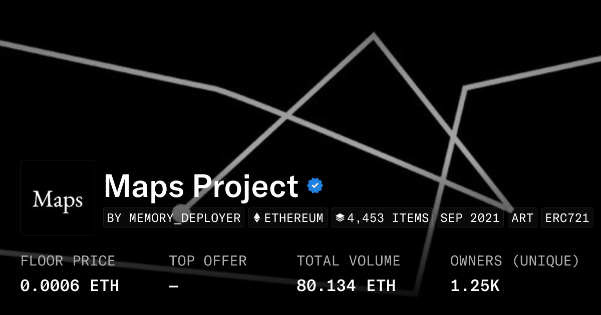 Maps Project Collection Opensea