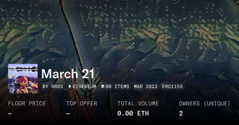 March Def Collection Opensea - Best Mountain Images in HD