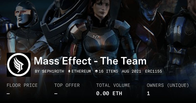 Mass Effect Collection Opensea - Sunset Images - Perfect Mobile Collection