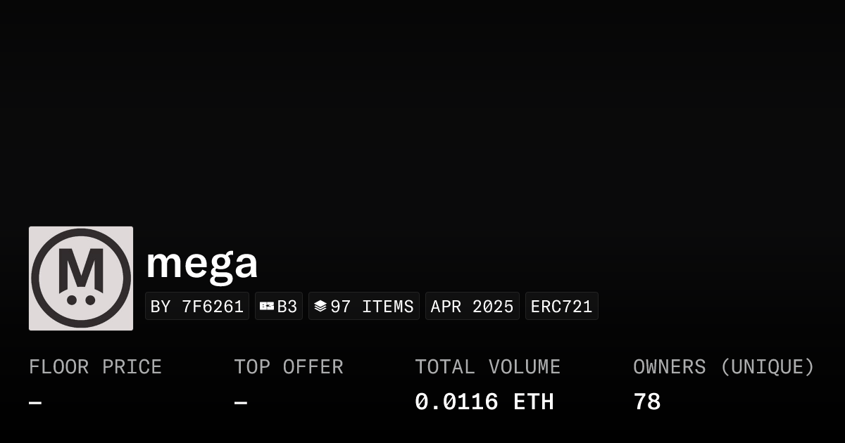 Mega Collection Opensea