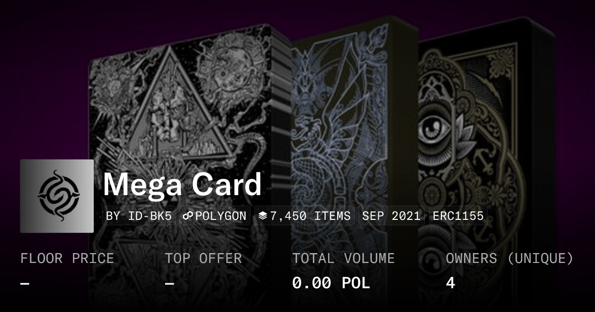 Mega Card Collection Opensea