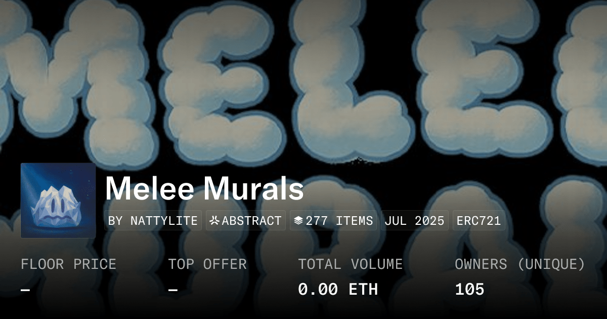 Melee Murals Collection Opensea