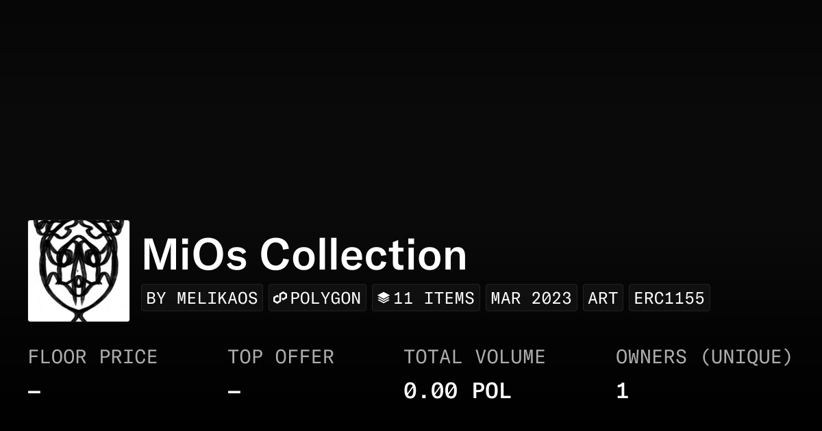 Mios Collection Collection Opensea