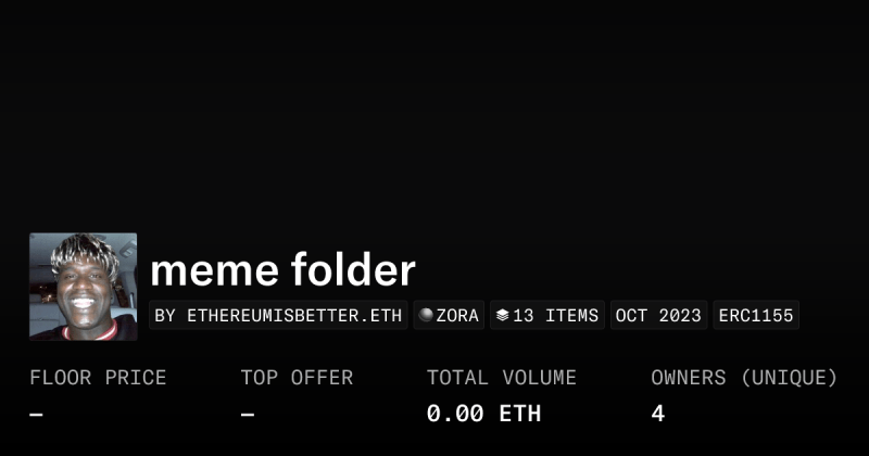 Meme Folder Collection Opensea - City Pattern Collection - 4K Quality