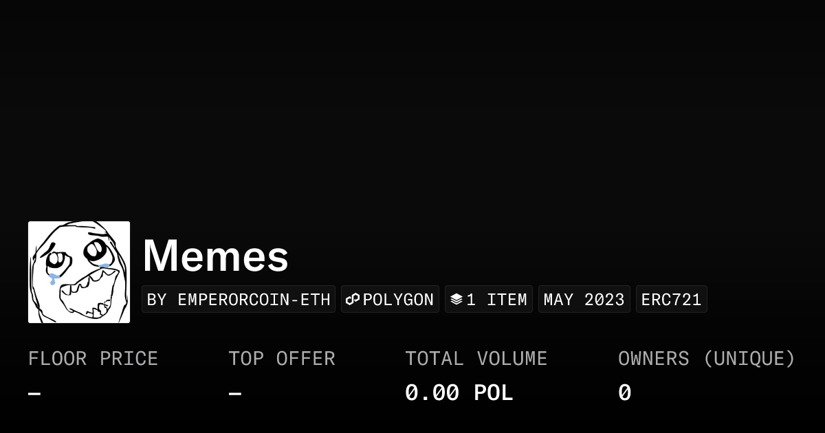 Memes Collection Opensea