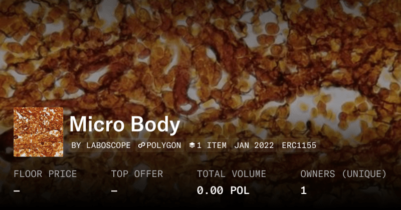 Micro Body Collection Opensea - Best Geometric Illustrations in Full HD