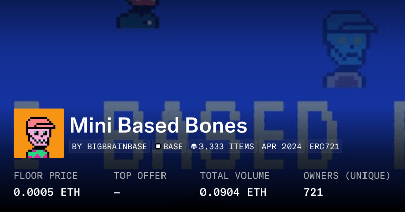 Based Bones Collection Opensea - Best Space Illustrations in 4K