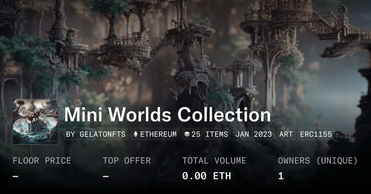 Mini Worlds Collection Collection Opensea
