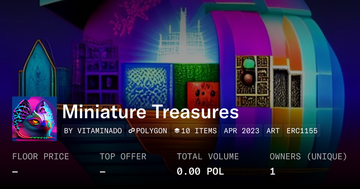 Miniature Treasures Collection Opensea