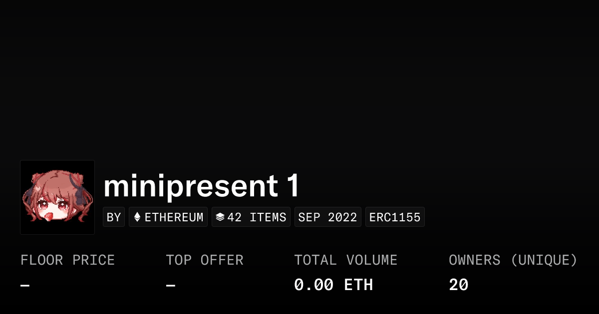 Minipresent 1 Collection Opensea