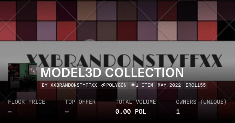 Model3d Collection Collection Opensea - Desktop Sunset Arts for Desktop