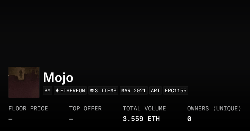 Mojo Working Collection Opensea - Best Nature Patterns in Retina