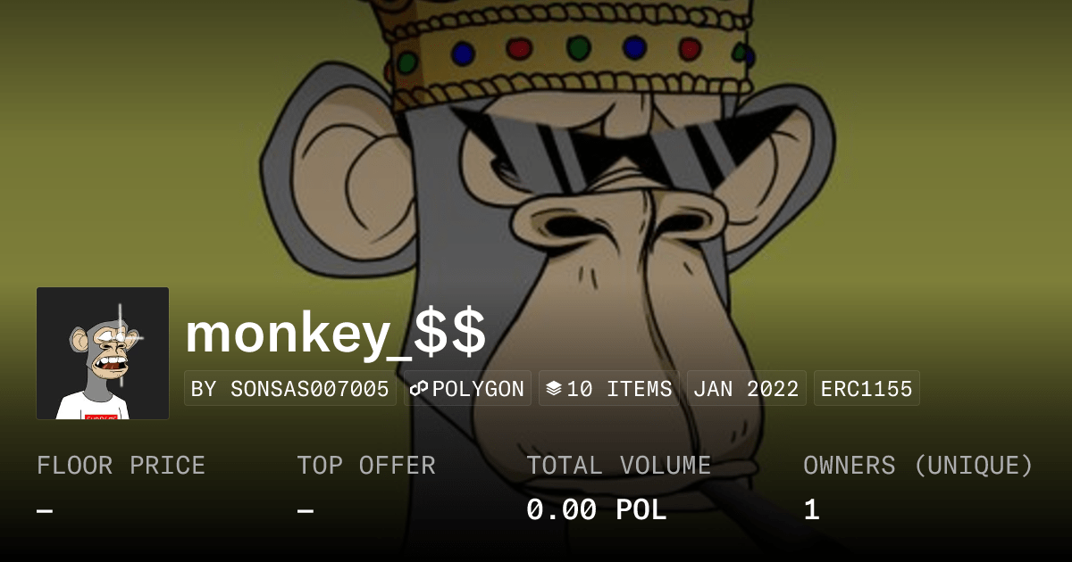Monkey Collection Opensea
