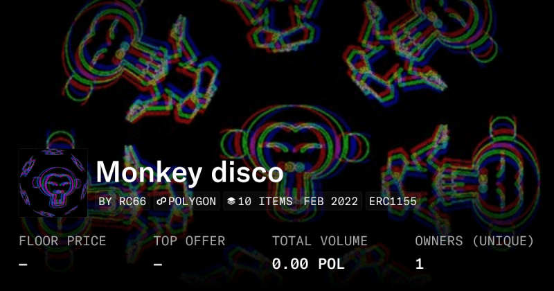 Monkey Disco Collection Opensea - Landscape Illustration Collection - Full HD Quality