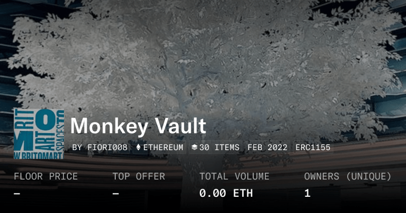 Monkey Vault Collection Opensea - Geometric Photos - Classic High Resolution Collection