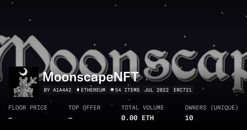 Moonscape Collection Opensea - City Picture Collection - Ultra HD Quality