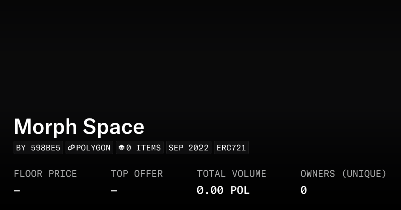 Morph Space Collection Opensea - Download Premium Dark Art | 4K