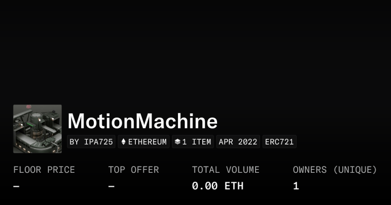 Motion Machine Collection Opensea - Incredible Minimal Texture - Ultra HD