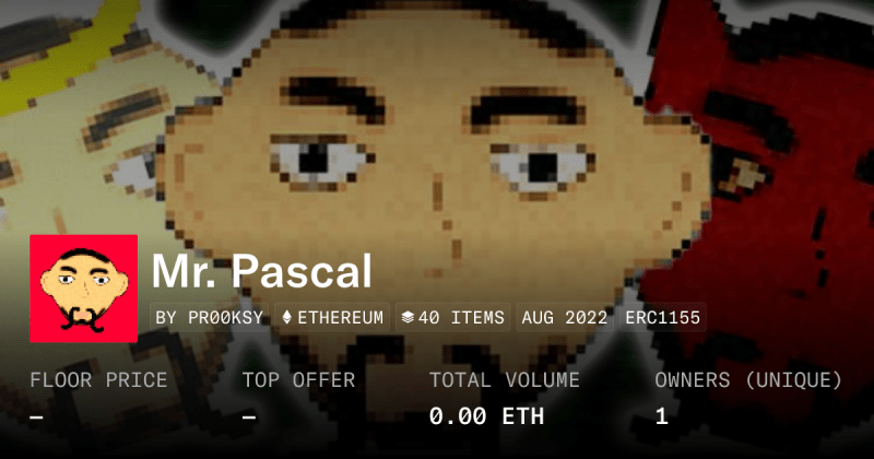 Mr Pascal Collection Opensea - Modern Geometric Texture - 4K