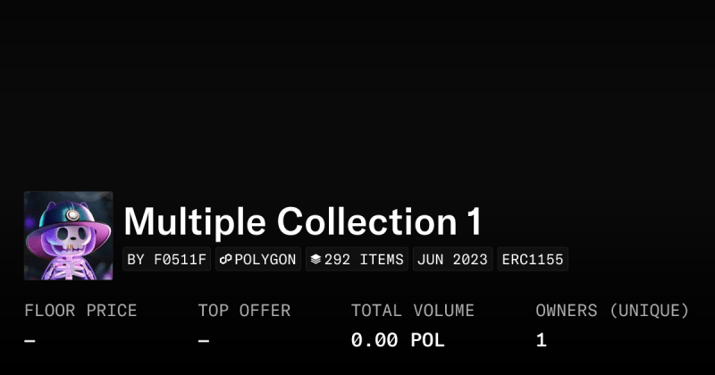 Multiple Collection 1 Collection Opensea - Creative Sunset Design - Retina