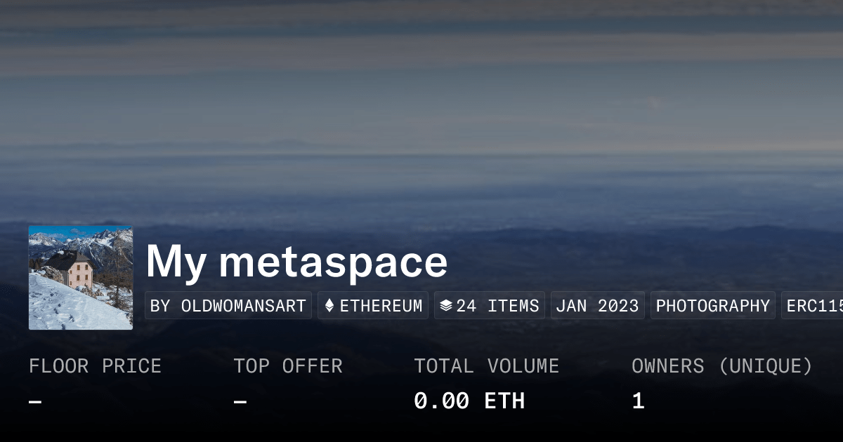 My Metaspace Collection Opensea