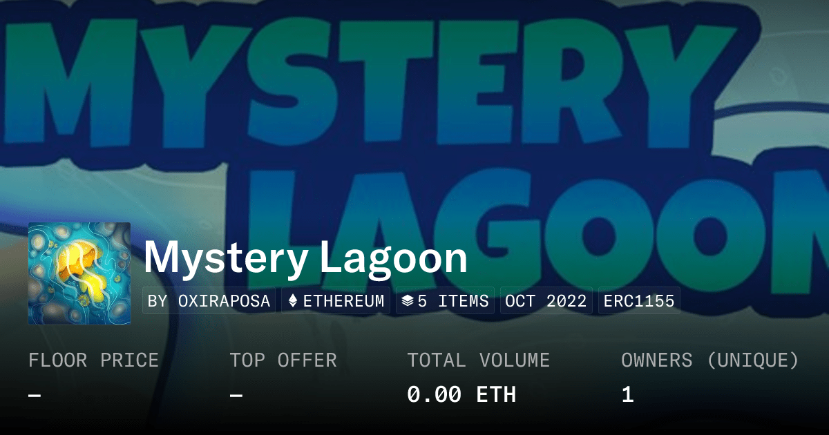 Mystery Lagoon Collection Opensea