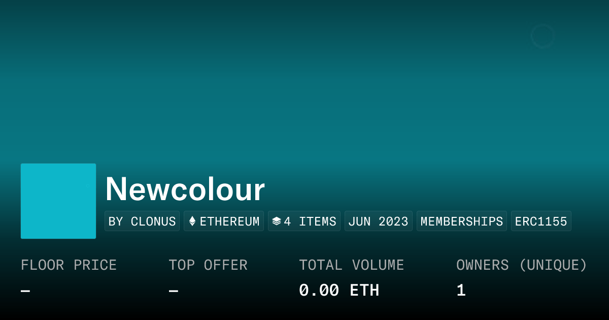 Newcolour Collection Opensea